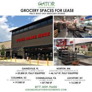 Built Out Grocery Stores For Lease