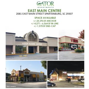 Anchor Space For Lease in Spartanburg, SC