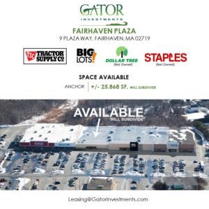 Anchor Space For Lease in Fairhaven, MA