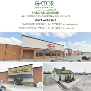 warehouse space available in North Randall, OH