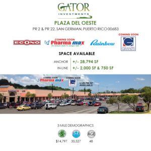 Retail space for lease in San German, PR