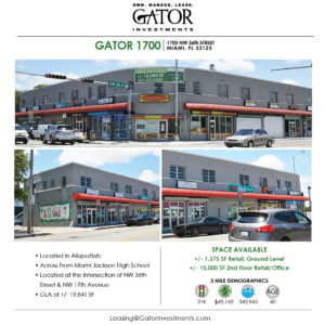 Retail space for lease in Miami, FL