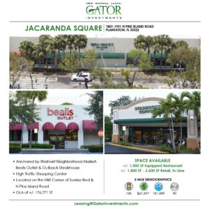 Space For Lease in Plantation, FL