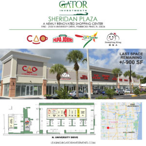 Retail Space For Lease in Pembroke Pines, FL