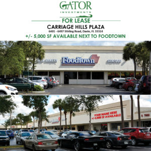 Retail Space For Lease in Davie, FL
