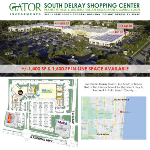 Retail Space For Lease in South Delray Shopping Center