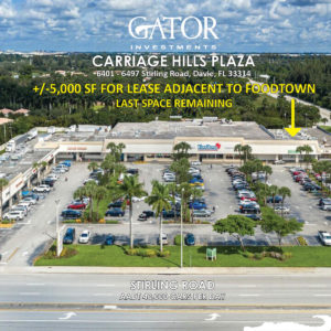 Retail Space For Lease in Davie, FL