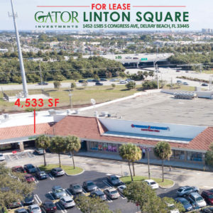 Retail space for lease in Delray Beach, FL
