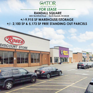 Retail space for lease in North Randall, OH