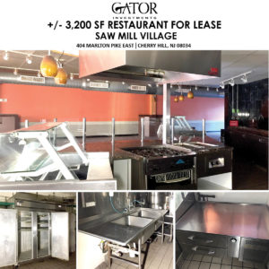 Restaurant Space For Lease in Cherry Hill, NJ
