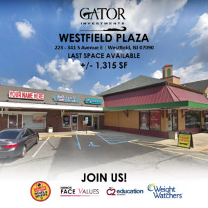Retail Space For Lease in Westfield, NJ
