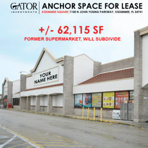 Anchor space For Lease in Kissimmee, FL