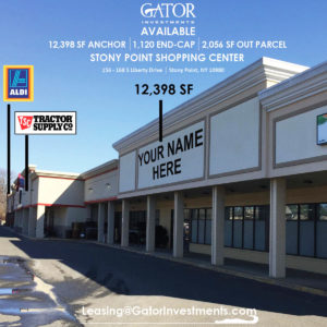 Retail space for lease in Stony Point, NY