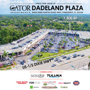 Retail Space for lease in Pinecrest, FL