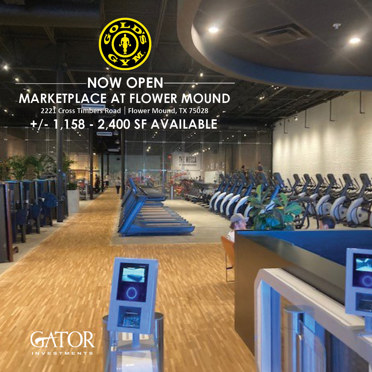 Gold’s Gym Now Open in Flower Mound, TX Marketplace at Flower Mound