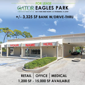 Bank w/Drive-Thru For Lease in St. Petersburg, FL