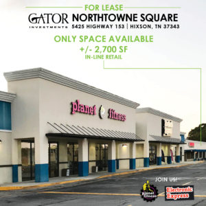 Retail Space for lease in Gator Investments Owned Northtowne Square - Hixson, TN