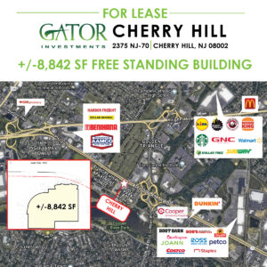 Retail space for lease in Cherry Hill, NJ