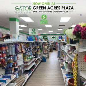 Now Open at Gator Investments owned Green Acres Plaza in Greenacres, FL