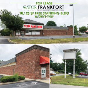 Gator Investments owned Free Standing Building For Lease in Frankfort, KY