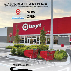 Pad Site Available in Gator Investments owned Beachway Plaza in Bradenton, FL